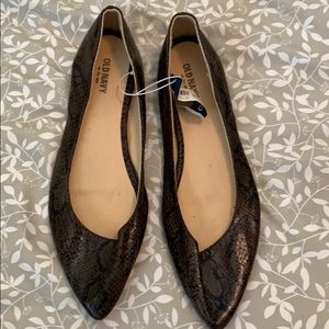 snakeskin patterned flats (9)